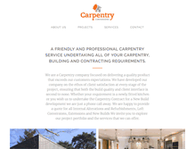 Tablet Screenshot of carpentryconversions.com